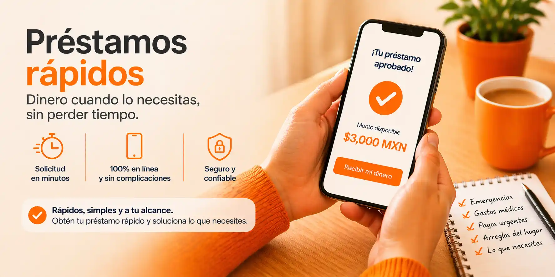 Préstamos rápidos de corto plazo